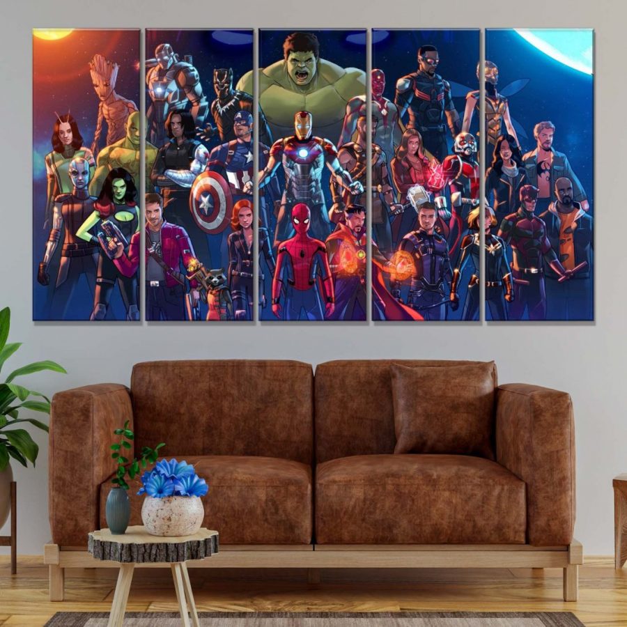 Avengers Marvel 19 Leinwandbilder – Bild 2