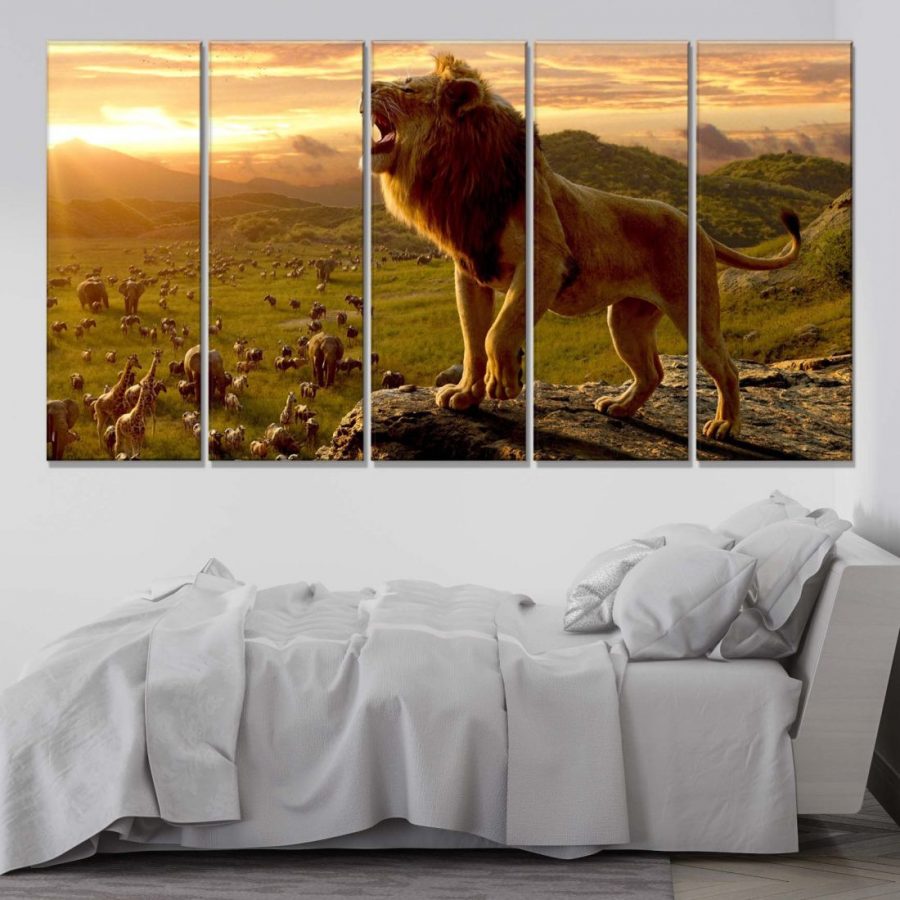 Simba König der Löwen 10 Leinwandbilder – Bild 2