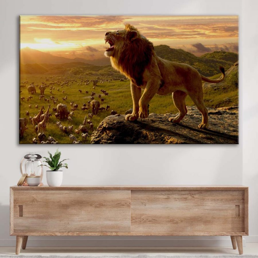 Simba König der Löwen 10 Leinwandbilder – Bild 3