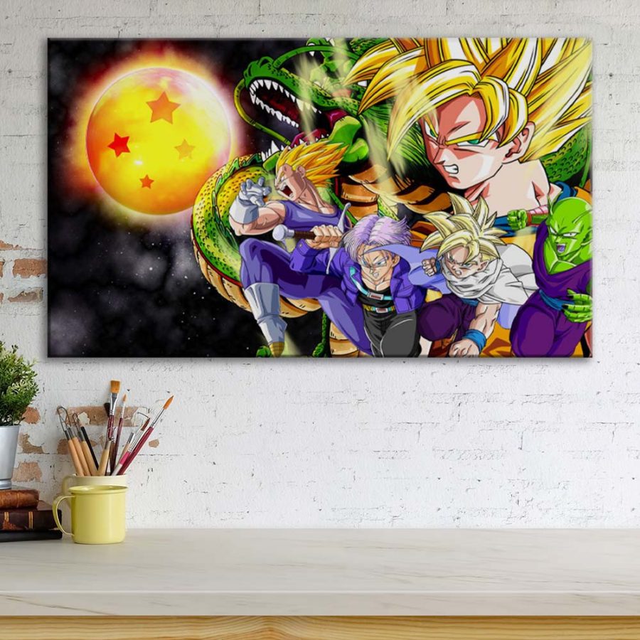 Dragon Ball Z Super Alle Charaktere 2 Leinwandbilder – Bild 3