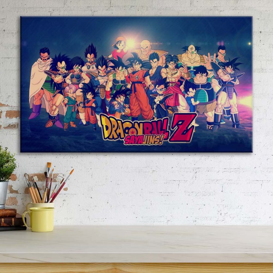 Dragon Ball Z Alle Charaktere 3 Leinwandbilder – Bild 3