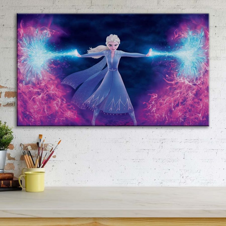Elsa Frozen Disney 5 Leinwandbilder – Bild 3