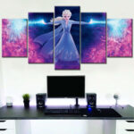 Elsa Frozen Disney 5 Leinwandbilder