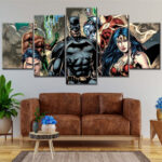 Batman DC Alle Charaktere 21001 Leinwandbilder