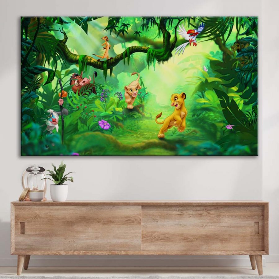 Simba König der Löwen 16 Leinwandbilder – Bild 3