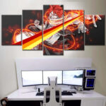Natsu Dragneel Fairy Tail 9 Leinwandbilder