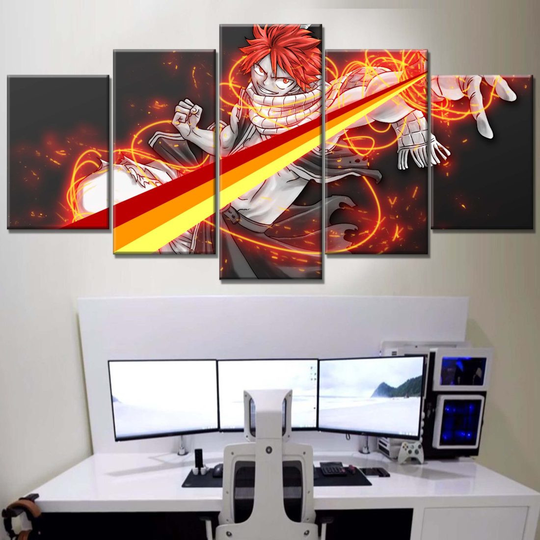 Natsu Dragneel Fairy Tail 9 Leinwandbilder