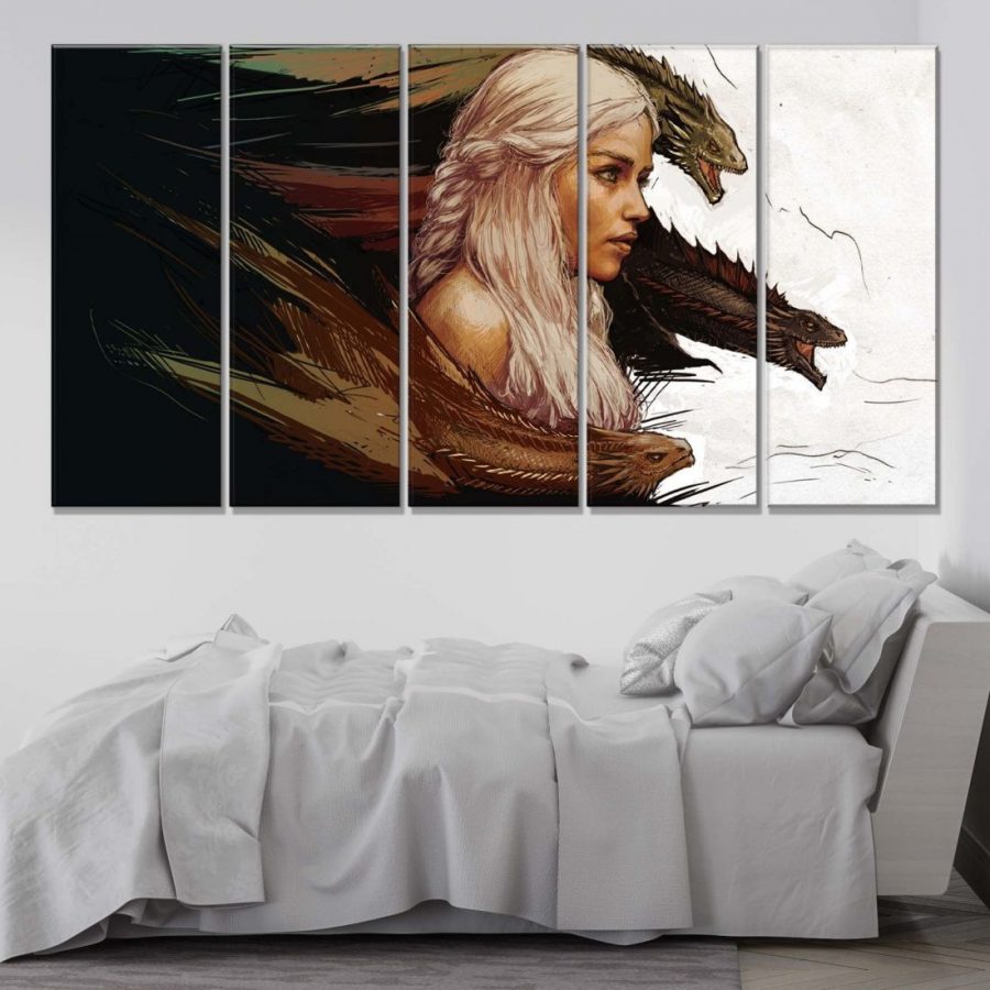 Game of Thrones Drachenmutter 26 Leinwandbilder – Bild 2