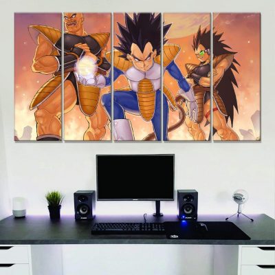 Alternative view of Vegeta Dragon Ball 04 Leinwandbilder
