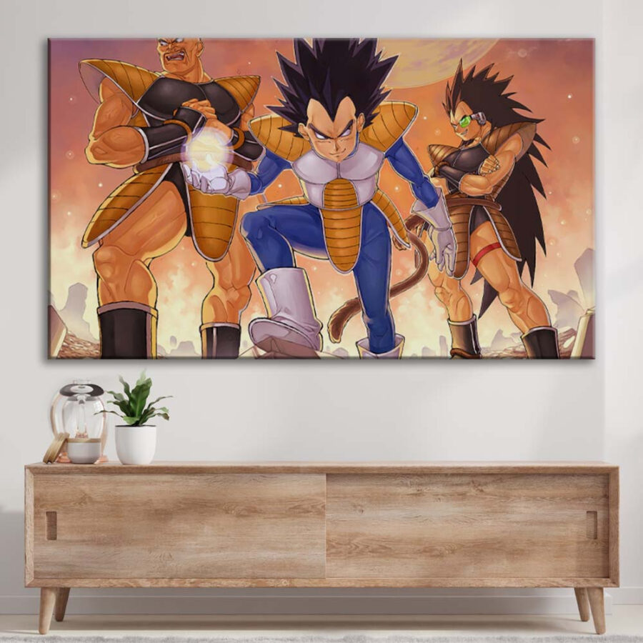 Vegeta Dragon Ball 04 Leinwandbilder – Bild 3