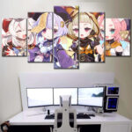 Genshin Impact Alle Charaktere 12 Leinwandbilder