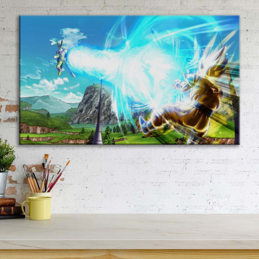 Dragon Ball Z Goku und Cell Fight Leinwandbilder – Bild 3
