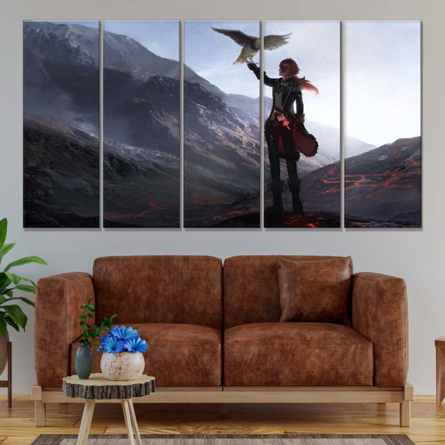 Diluc Genshin Impact Leinwandbilder – Bild 2