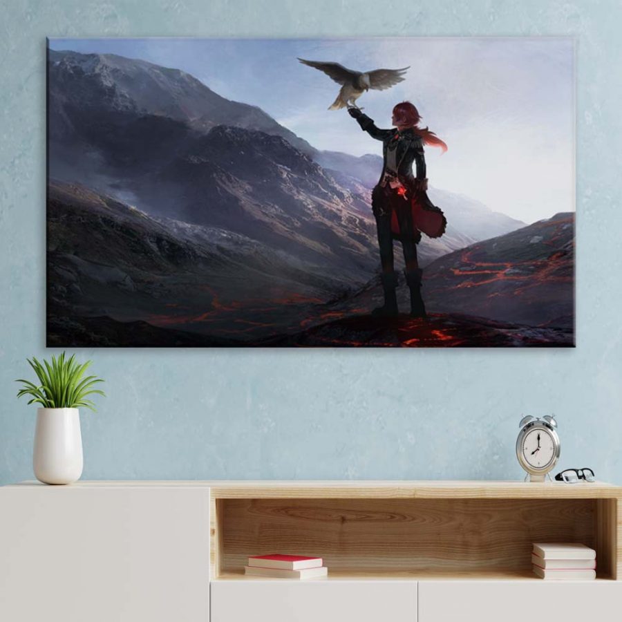 Diluc Genshin Impact Leinwandbilder – Bild 3