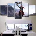 Diluc Genshin Impact Leinwandbilder