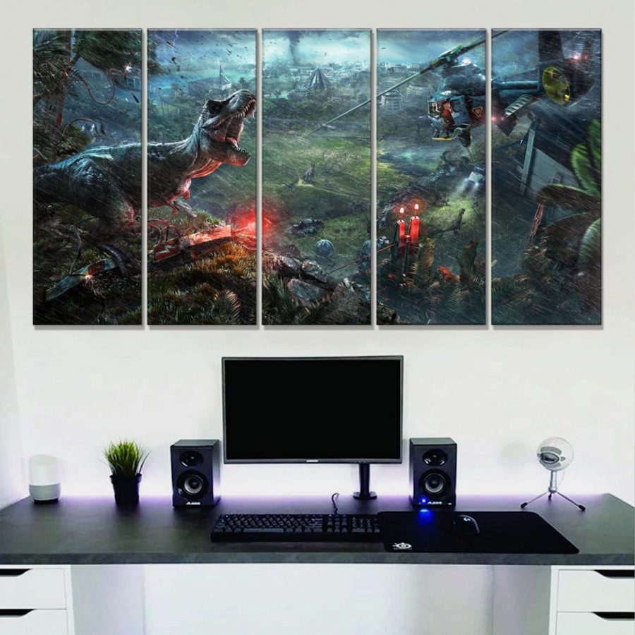 Jurassic Park 14 Leinwandbilder – Bild 2