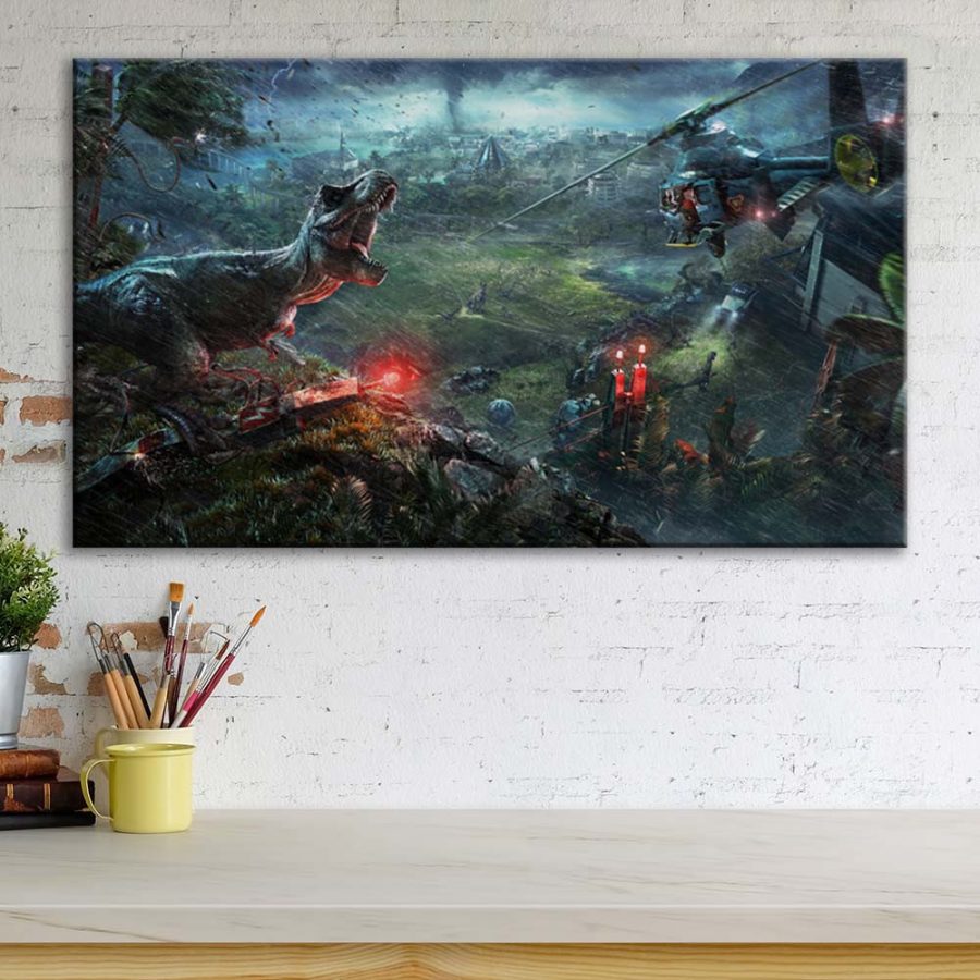 Jurassic Park 14 Leinwandbilder – Bild 3