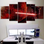 Star Wars Darth Vader und Lichtschwert Leinwandbilder