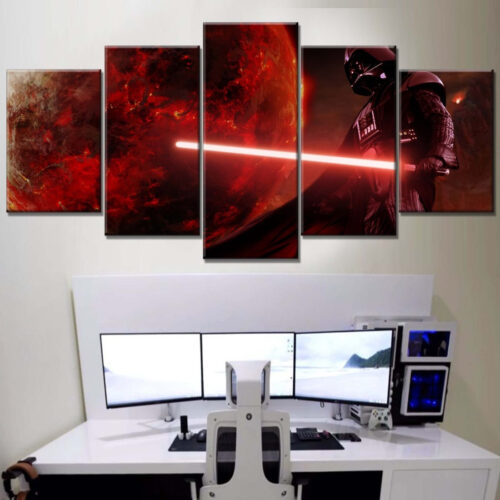 Star Wars Darth Vader und Lichtschwert Leinwandbilder