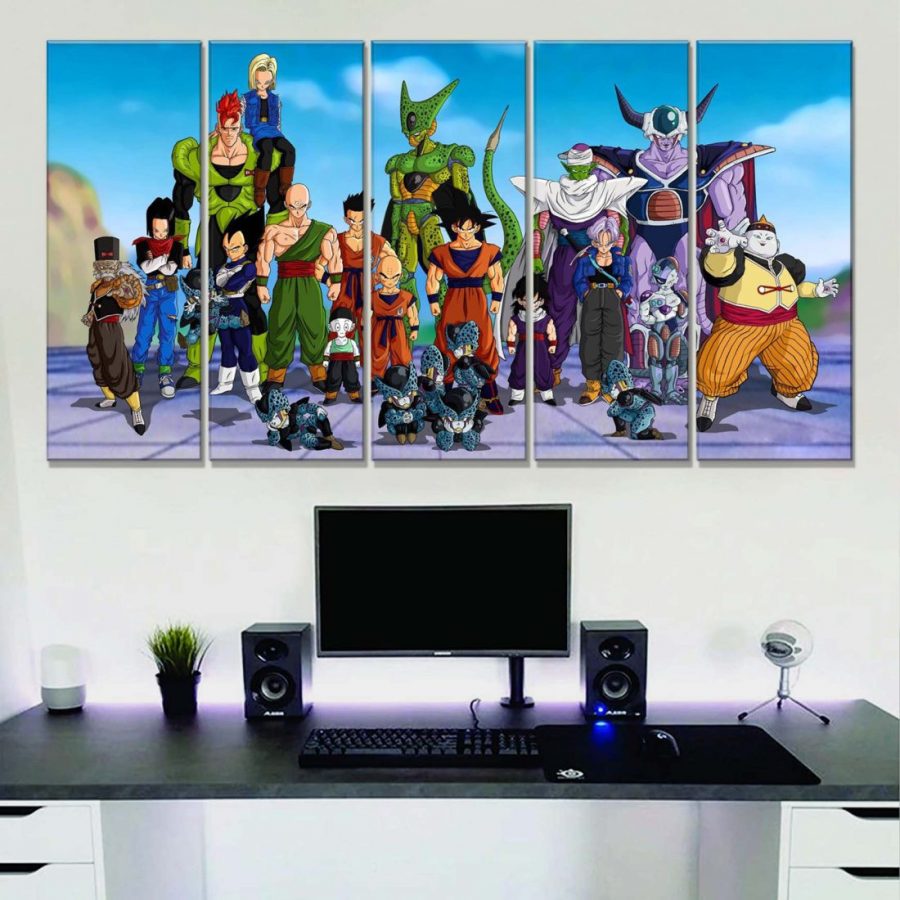Alle Charaktere Dragon Ball 07 Leinwandbilder – Bild 2