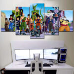 Alle Charaktere Dragon Ball 07 Leinwandbilder
