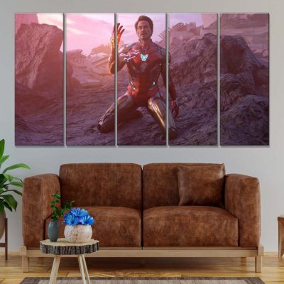 Alternative view of Iron Man Avengers Marvel 3 Leinwandbilder