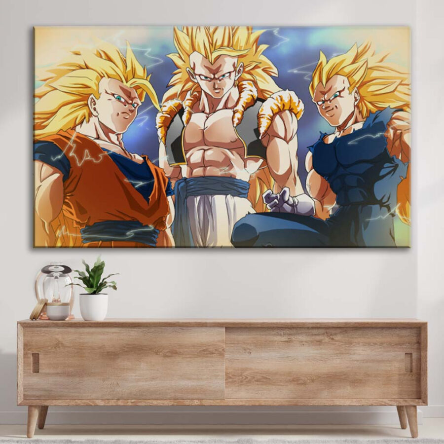 Son Goku Gogeta Vegeta Dragon Ball Leinwandbilder – Bild 3