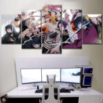 Demon Slayer Kimetsu No Yaiba Alle Charaktere 6 Leinwandbilder