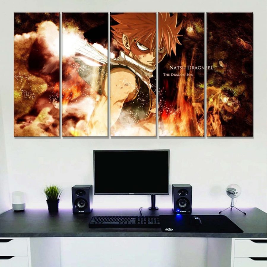 Natsu Dragneel Fairy Tail 14 Leinwandbilder – Bild 2