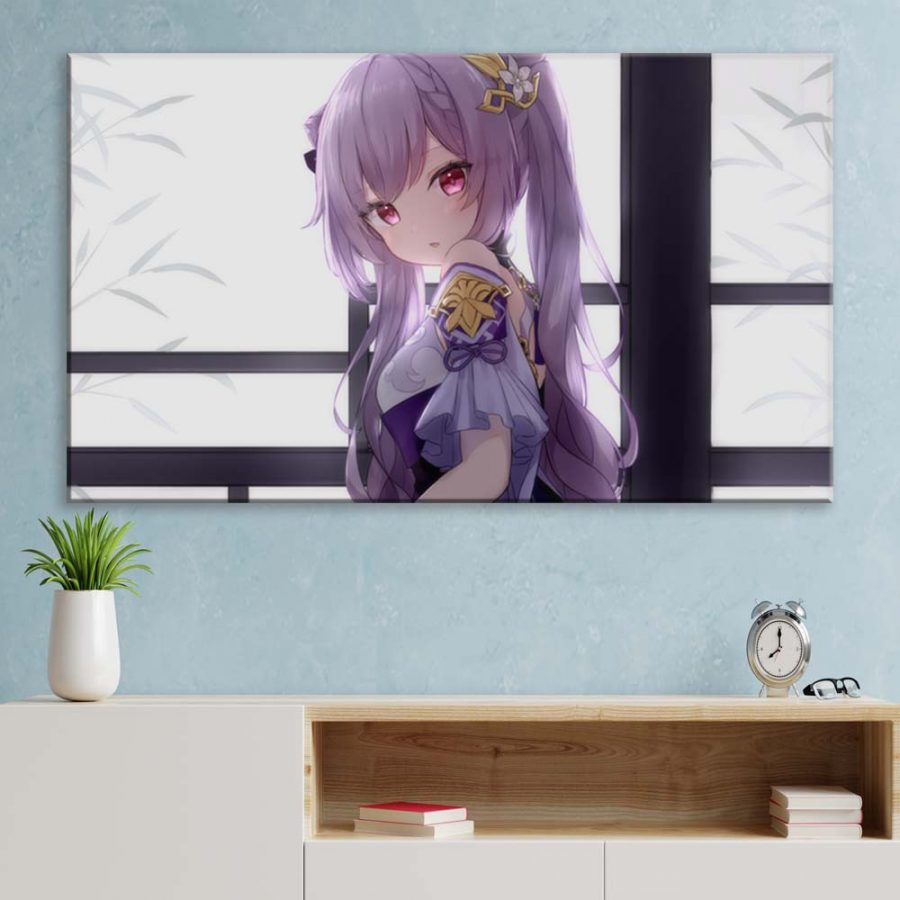 Keqing Genshin Impact 2 Leinwandbilder – Bild 3