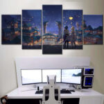 Genshin Impact Alle Charaktere 9 Leinwandbilder