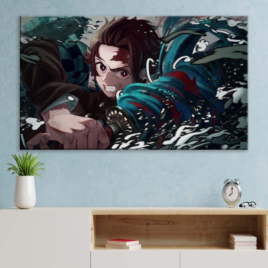 Tanjiro Demon Slayer Kimetsu No Yaiba 2 Leinwandbilder – Bild 3
