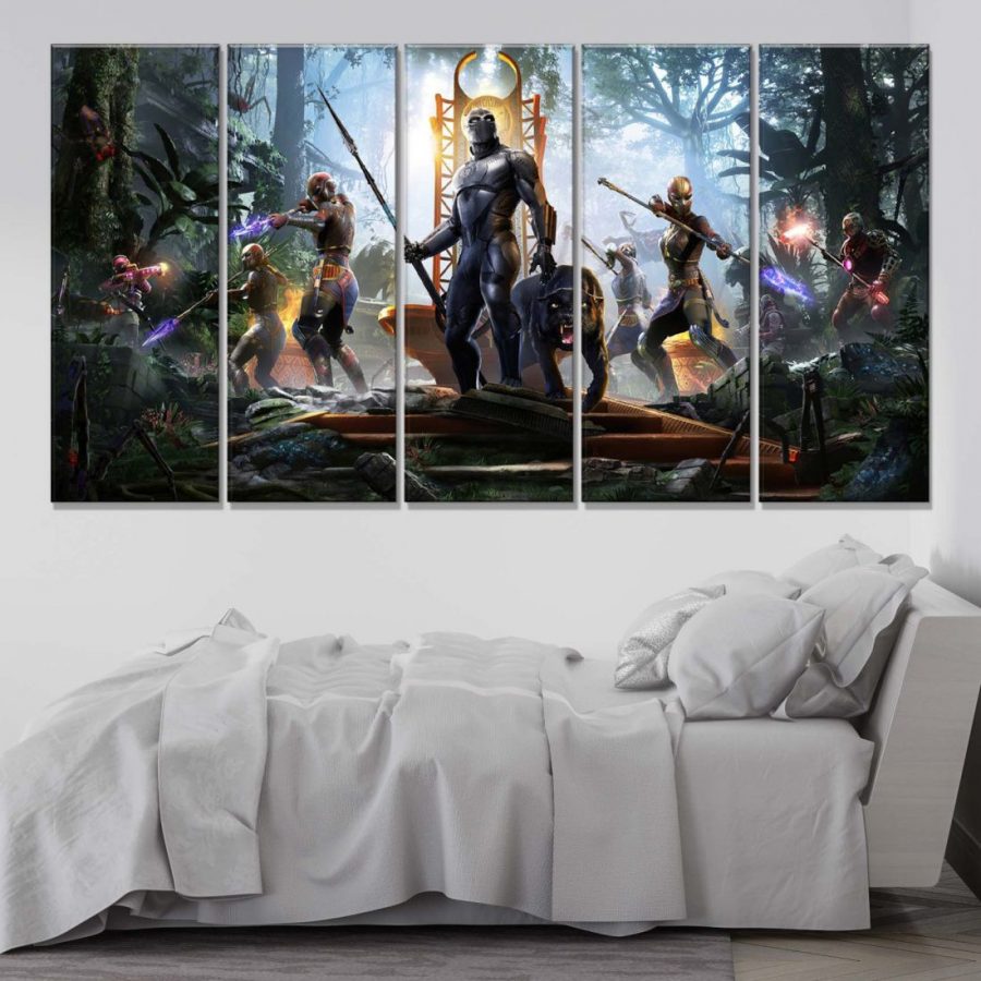 Black Panther Alle Charaktere 29 Leinwandbilder – Bild 2