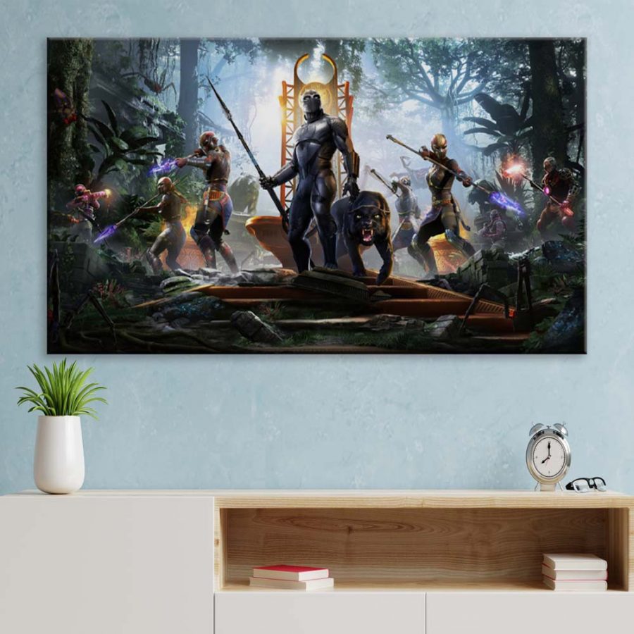 Black Panther Alle Charaktere 29 Leinwandbilder – Bild 3