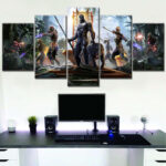 Black Panther Alle Charaktere 29 Leinwandbilder