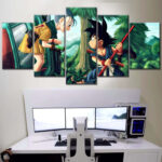Dragon Ball Z Goku und Bulma Leinwandbilder