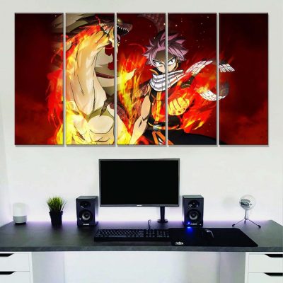 Alternative view of Natsu Dragneel Fairy Tail 2 Leinwandbilder