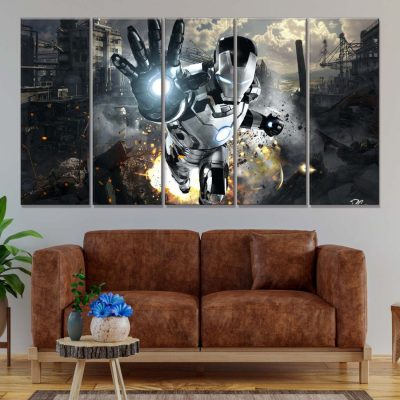 Alternative view of Iron Man Avengers Marvel 4 Leinwandbilder