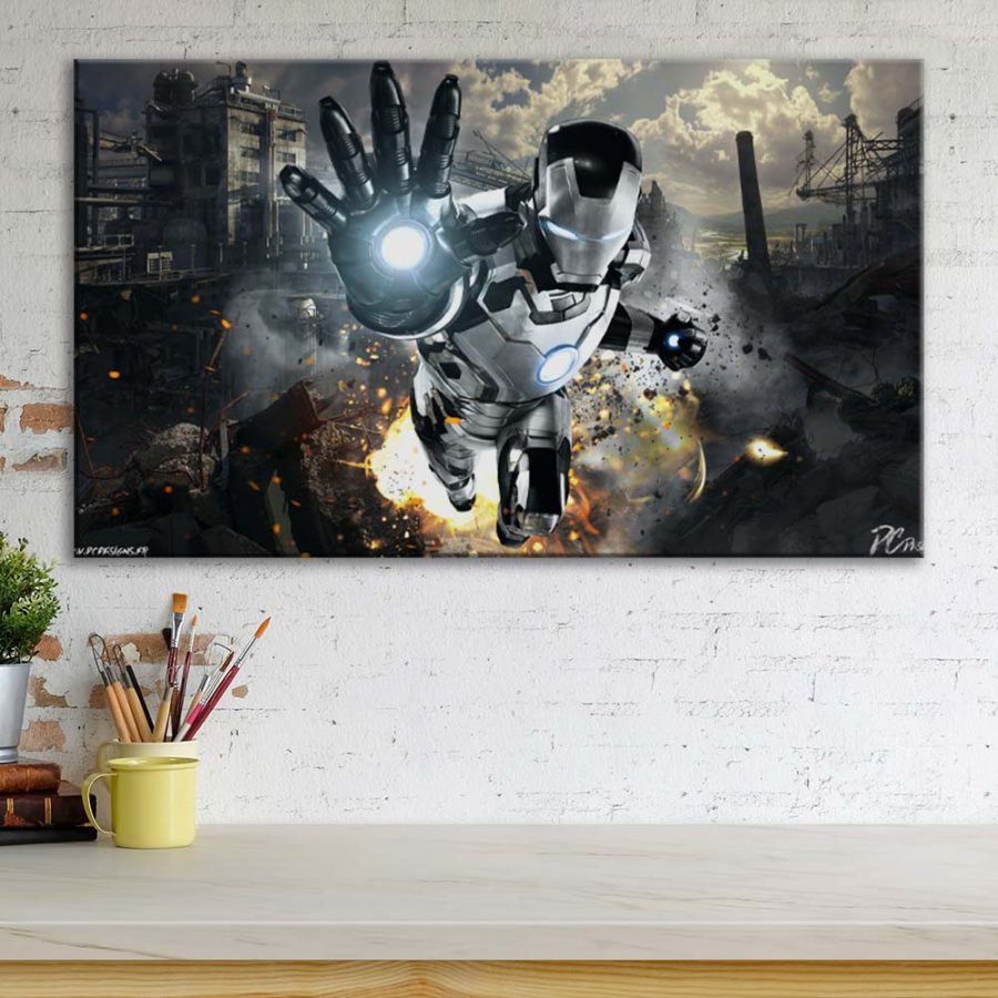 Iron Man Avengers Marvel 4 Leinwandbilder – Bild 3