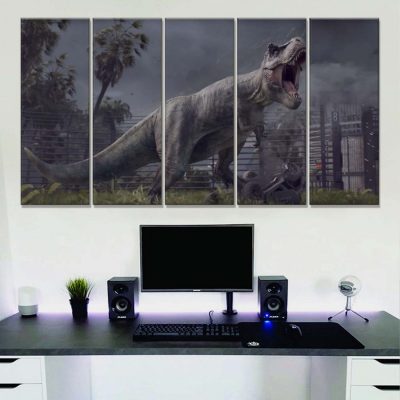 Alternative view of Jurassic Park 9 Leinwandbilder