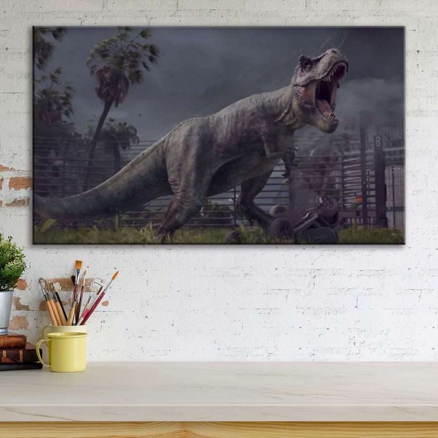 Jurassic Park 9 Leinwandbilder – Bild 3