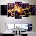 Agatsuma Zenitsu Demon Slayer Kimetsu No Yaiba Leinwandbilder