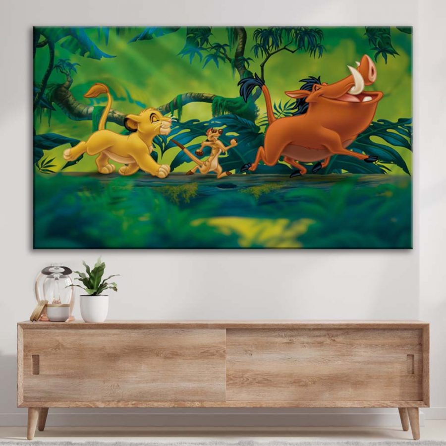 Simba König der Löwen 19 Leinwandbilder – Bild 3