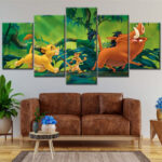 Simba König der Löwen 19 Leinwandbilder