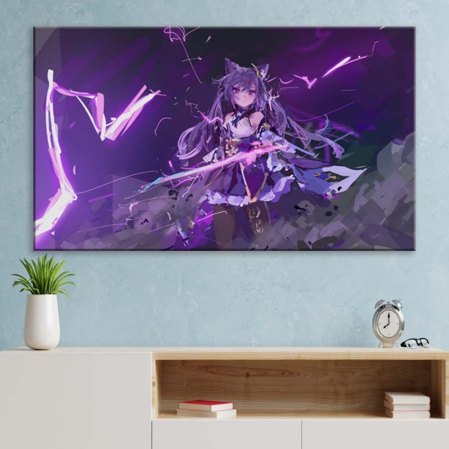 Keqing Genshin Impact Leinwandbilder – Bild 3