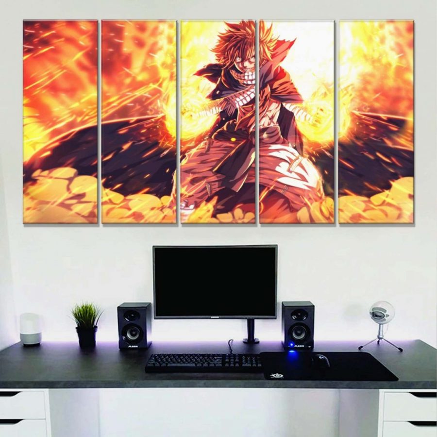 Natsu Dragneel Fairy Tail 22 Leinwandbilder – Bild 2
