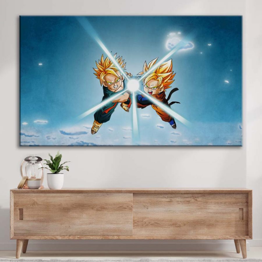 Son Goten & Trunks Dragon Ball Leinwandbilder – Bild 3