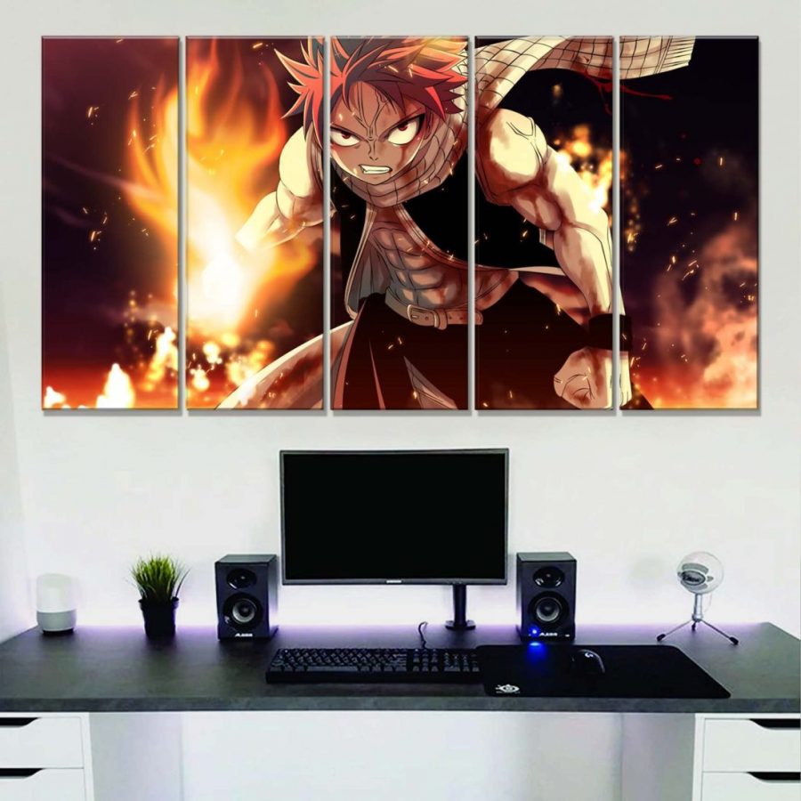 Natsu Dragneel Fairy Tail 10 Leinwandbilder – Bild 2