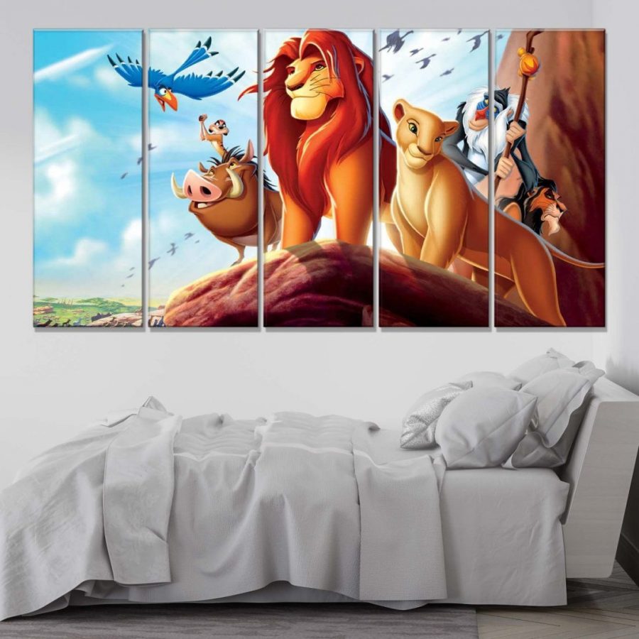 Simba König der Löwen 17 Leinwandbilder – Bild 2