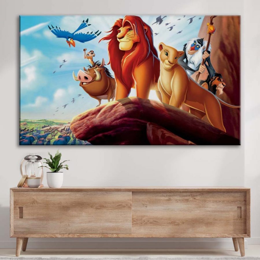 Simba König der Löwen 17 Leinwandbilder – Bild 3